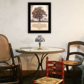 Trendy Decor 4U "Living Life" Framed Wall Art, Modern Home Decor Framed Print for Living Room, Bedroom & Farmhouse Wall Decoration by Bonnie Mohr (Color: as Pic)